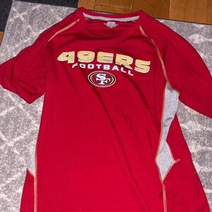 49ers football t shirt large